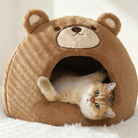 Cute Bear Cave Cat Bed